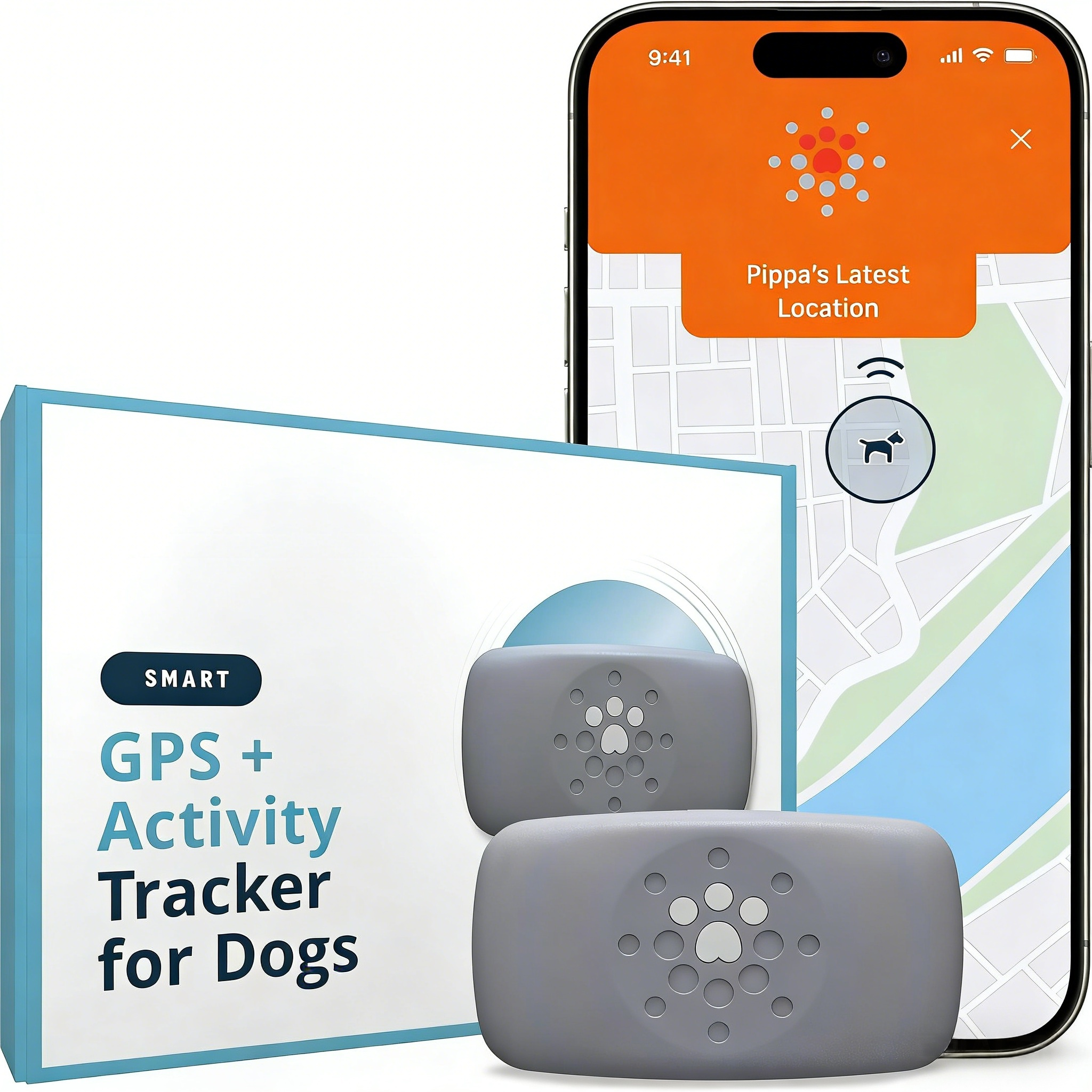 Smart GPS and Activity Pet Tracker for Dogs Powered by Purina